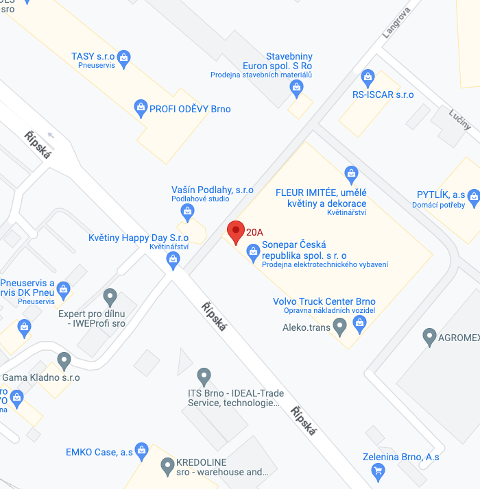 Jídelna S.P.M.B. - mapa